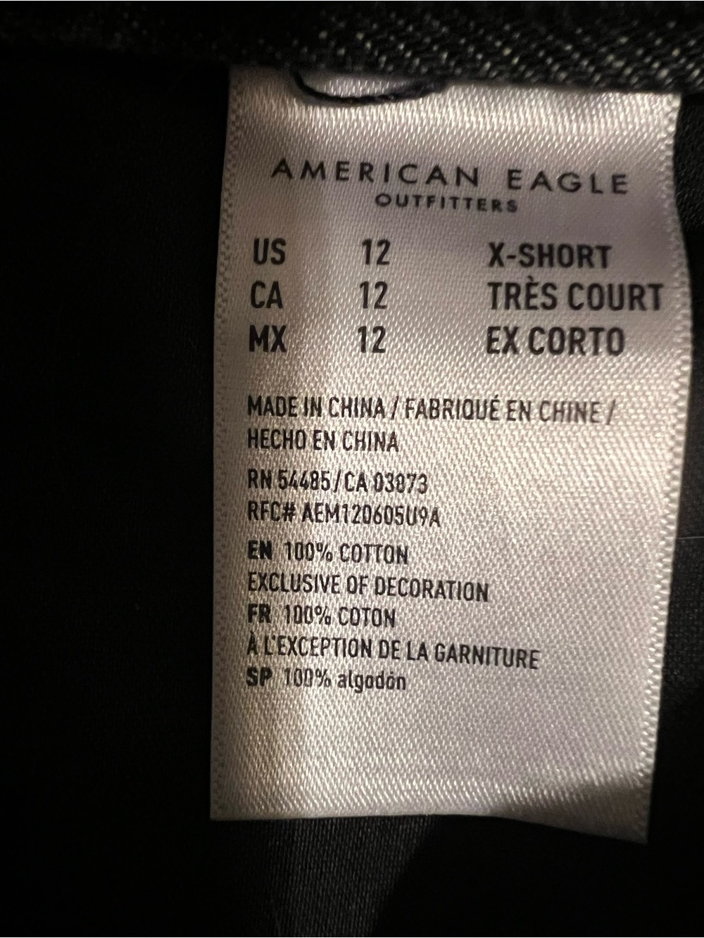 American Eagle Outfitters Distressed Charcoal/Gray Wash Boyfriend Jeans - Picture 5 of 8